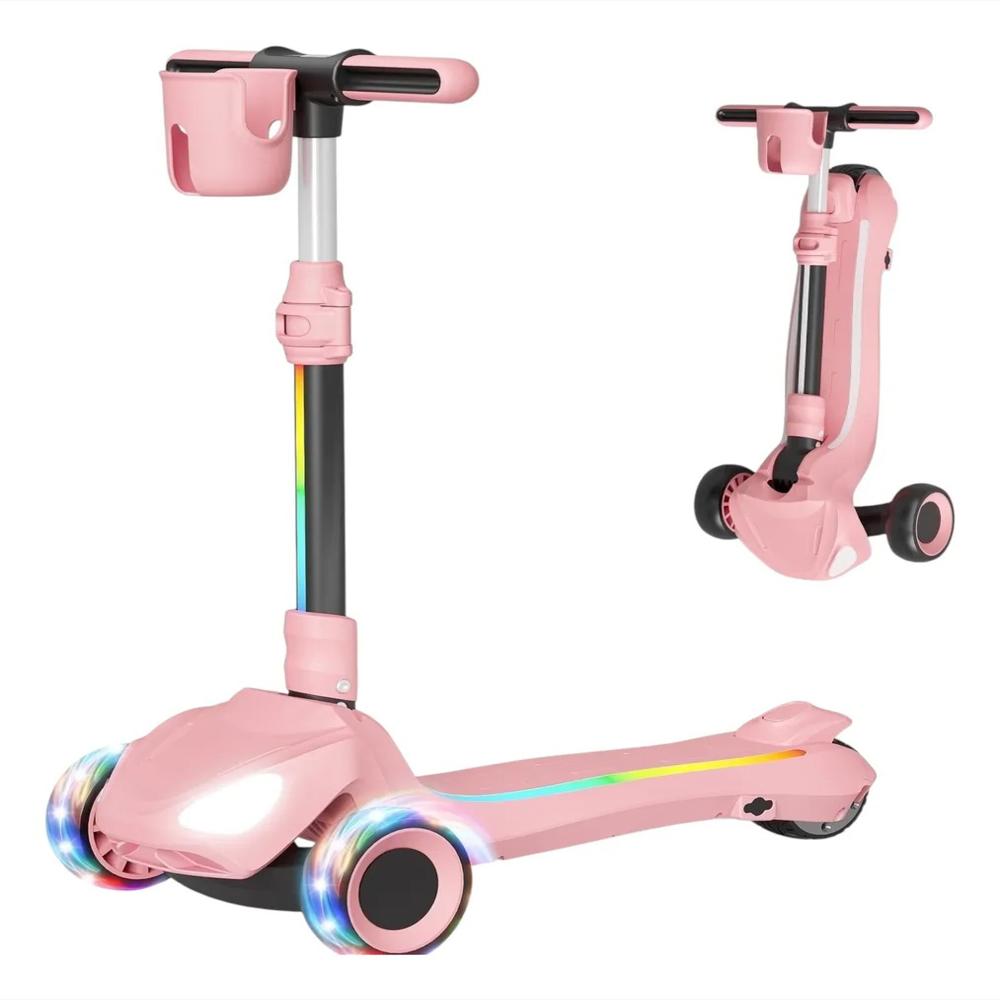 Patineta Eléctrica Infantil Plegable Monopatin Ajustable img #1