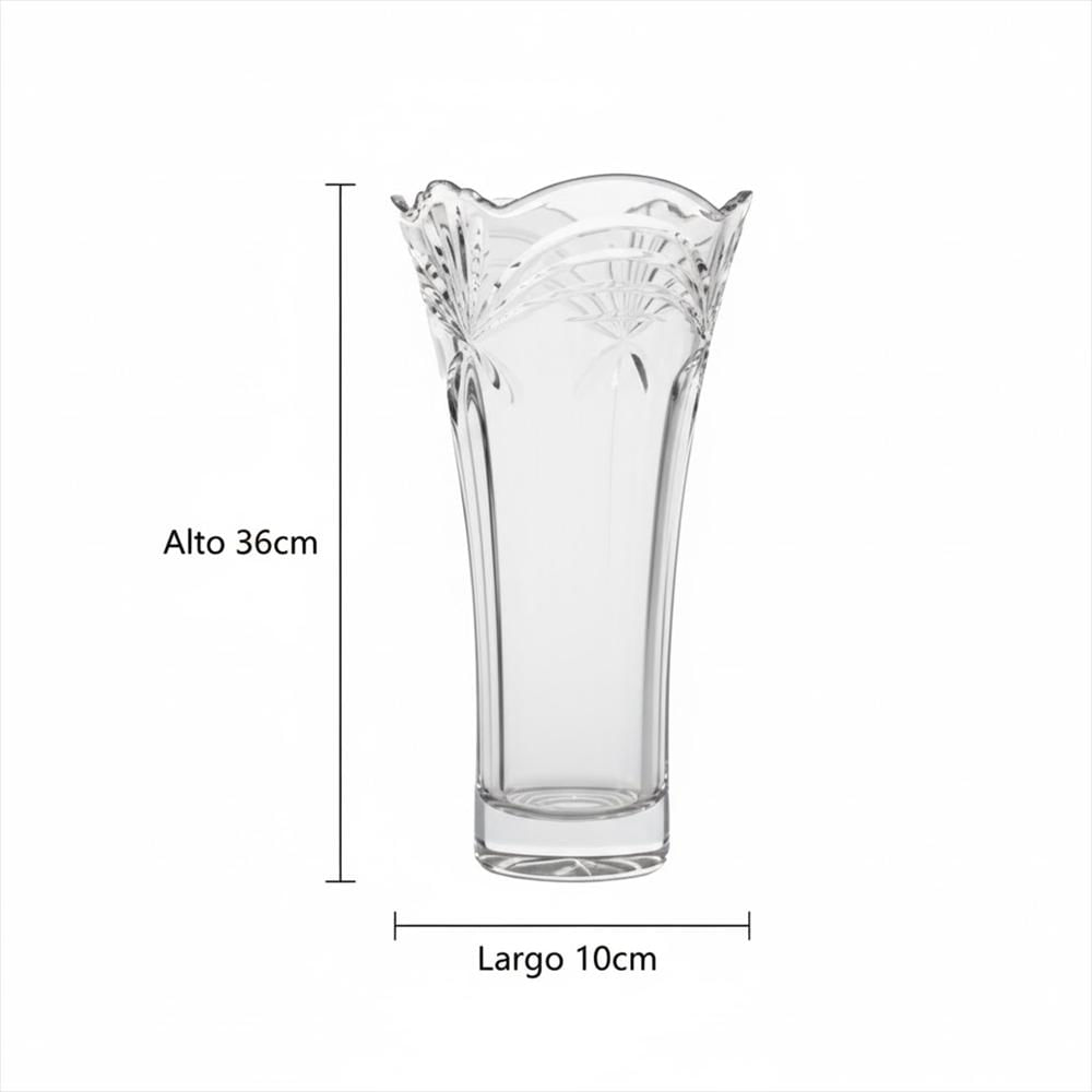 Florero 36 Cm Cristal Pieza Fina Muran B01 76 img #3