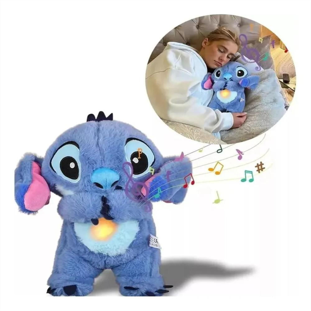 Peluche Durmiente Respira Luz Sonido Calma Ansiedad Estres img #3