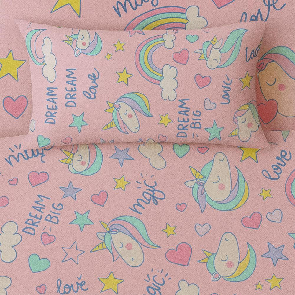 Juego De Sabanas Infantil Unicornios img #3