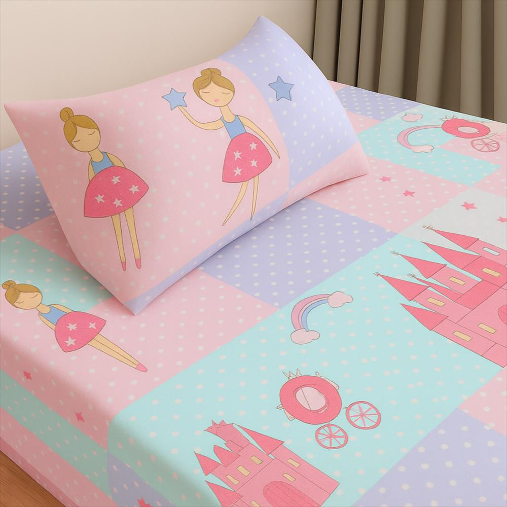 Juego De Sabanas Infantil Princesas img #2