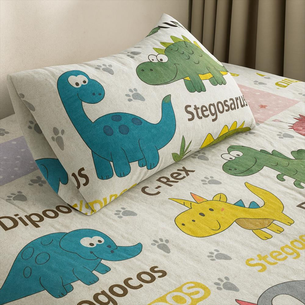 Juego De Sabanas Infantil Dinosaurios img #2