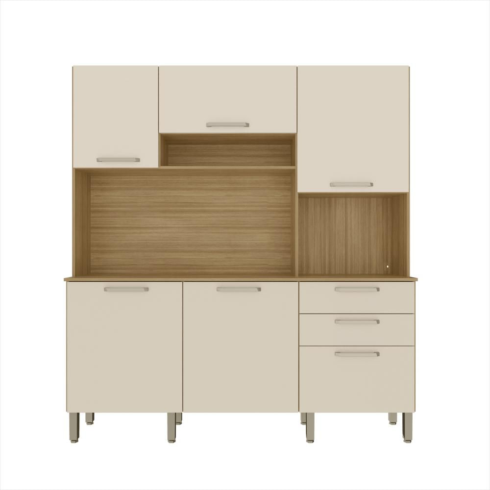 Alacena De Cocina Con 6 Puertas Y 2 Cajones Telescópicos img #1