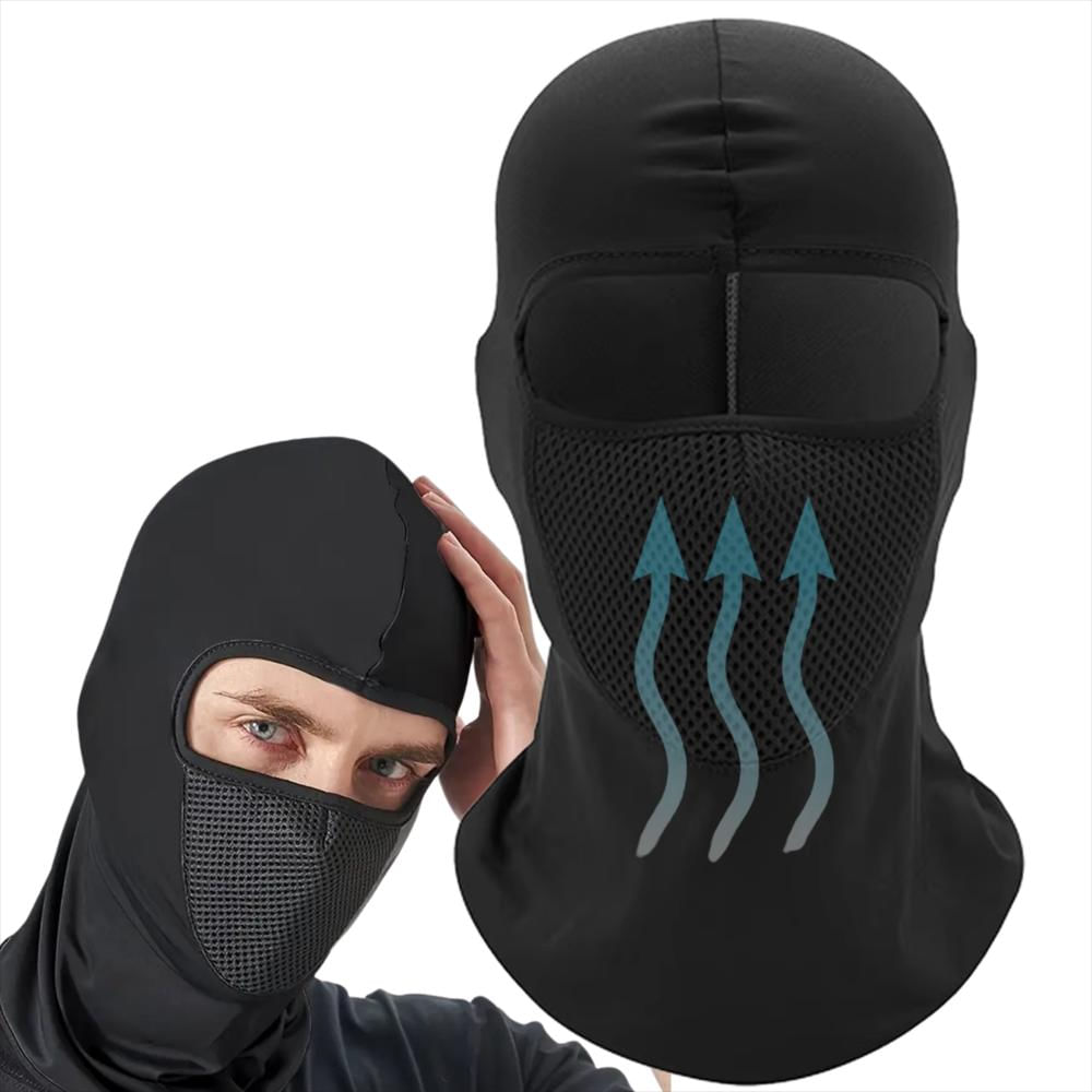 Balaclava Pasamontañas Con Malla Multifuncional Negro