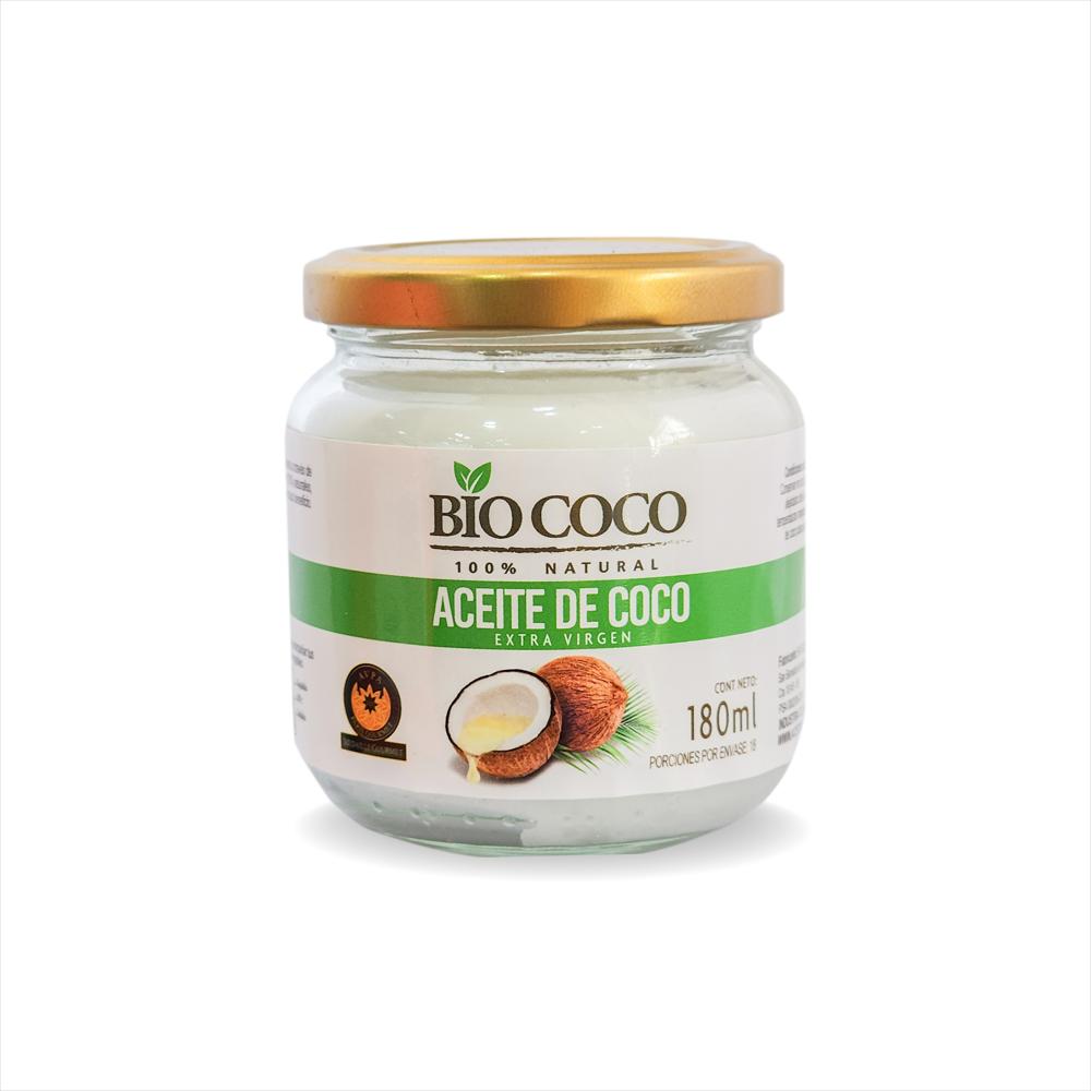 Aceite De Coco Orgánico Extra Virgen 180 Ml