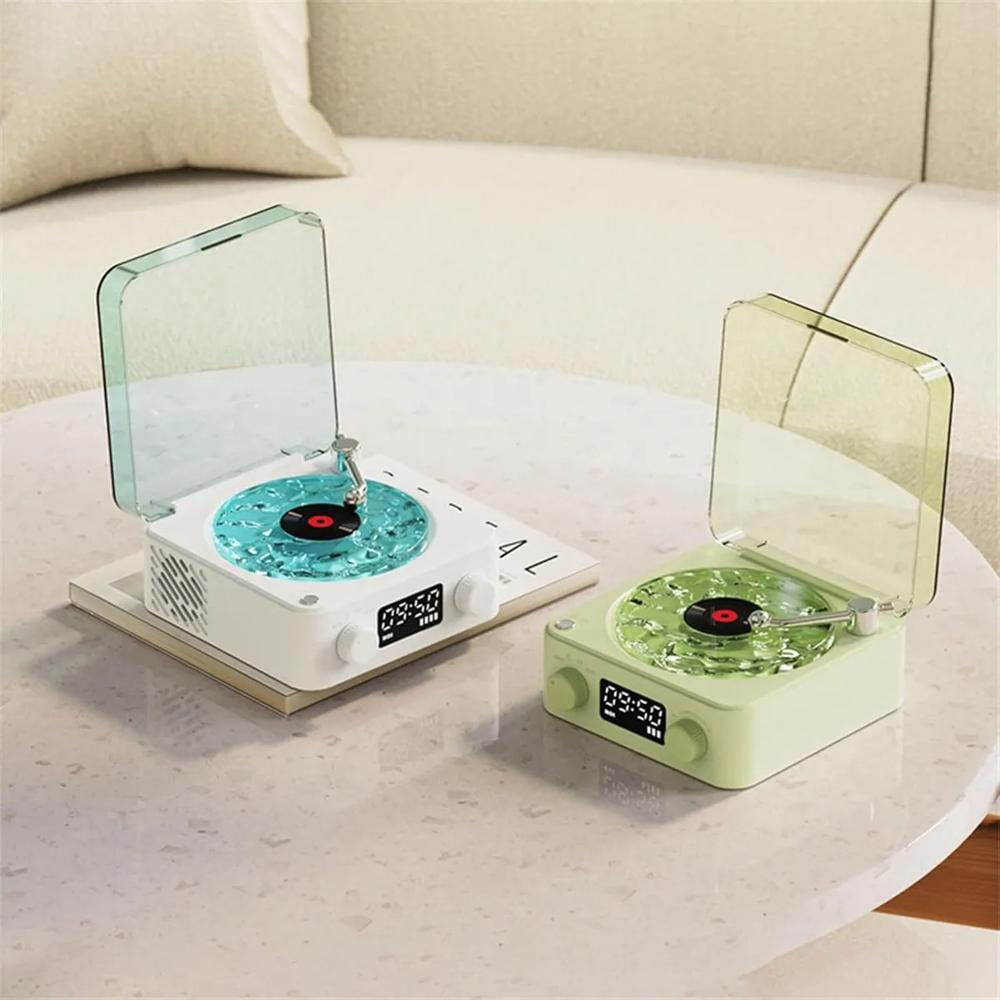 Altavoz Bluetooth Inalámbrico Tocadiscos Retro Led Portátil img #3