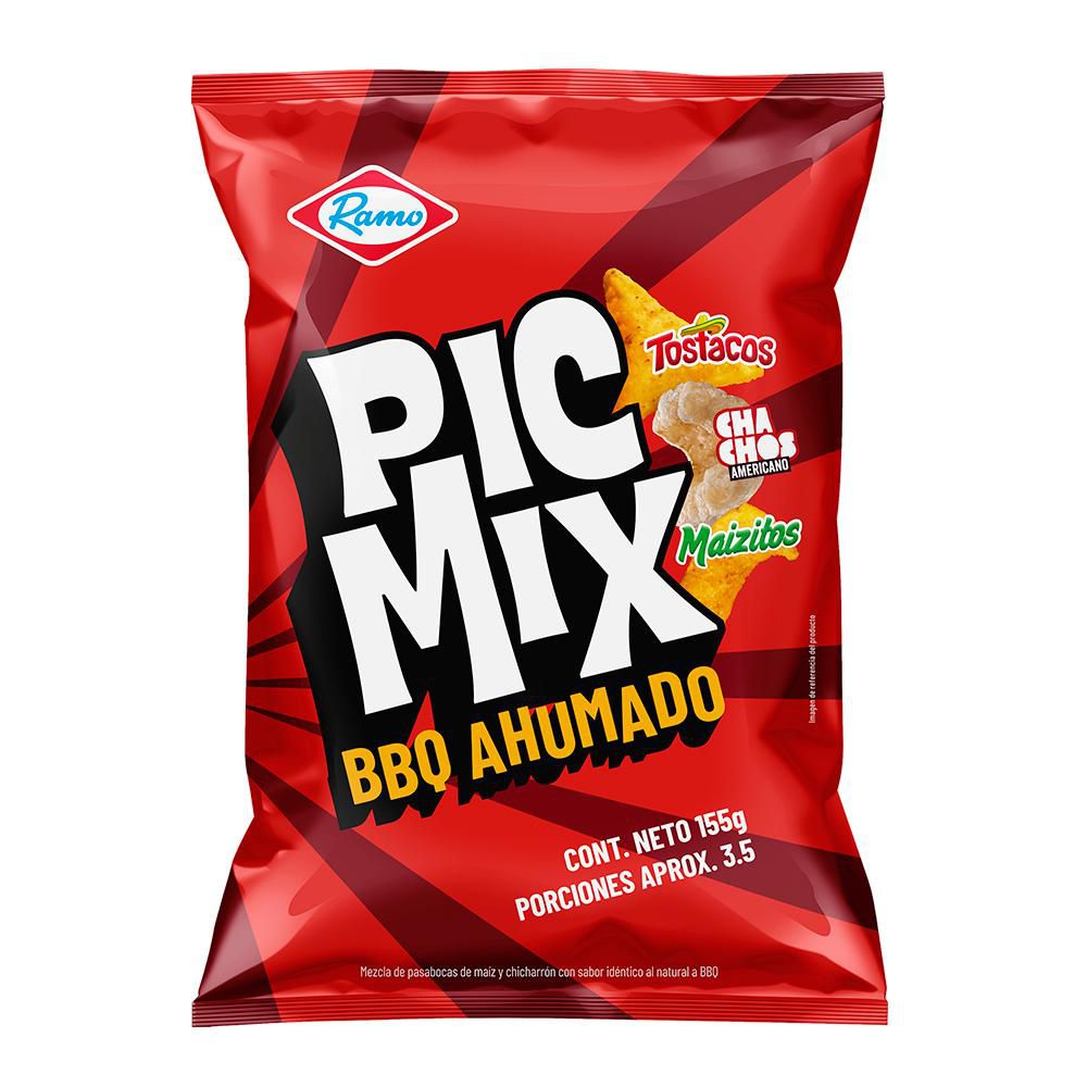 Chicharrón RAMO pic mix BBQ ahumado (155  gr) img #1
