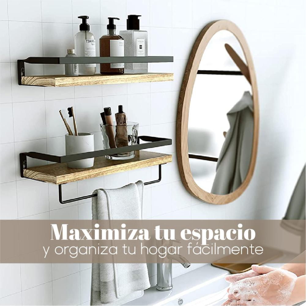 Repisas Flotantes Decorativas Modernas Set X3 Estantes Hogar img #4