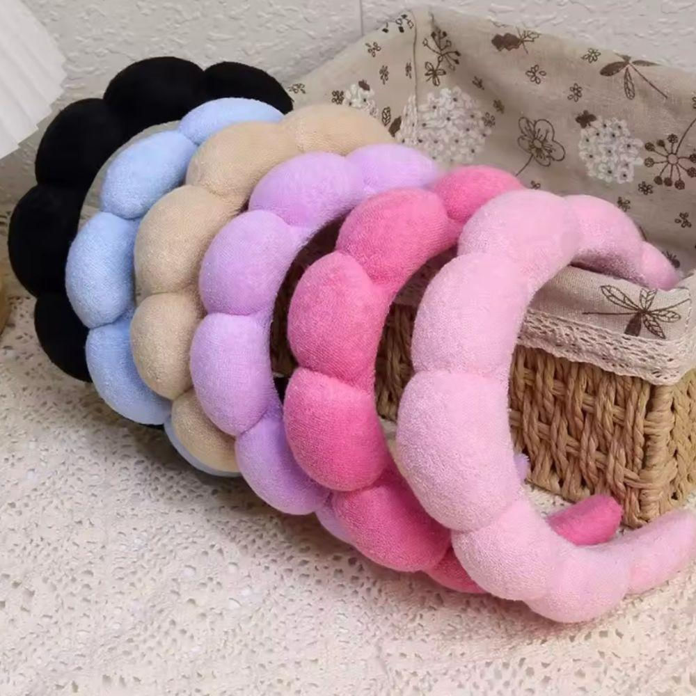 Diadema Balaca Puffy Skincare Lila img #5