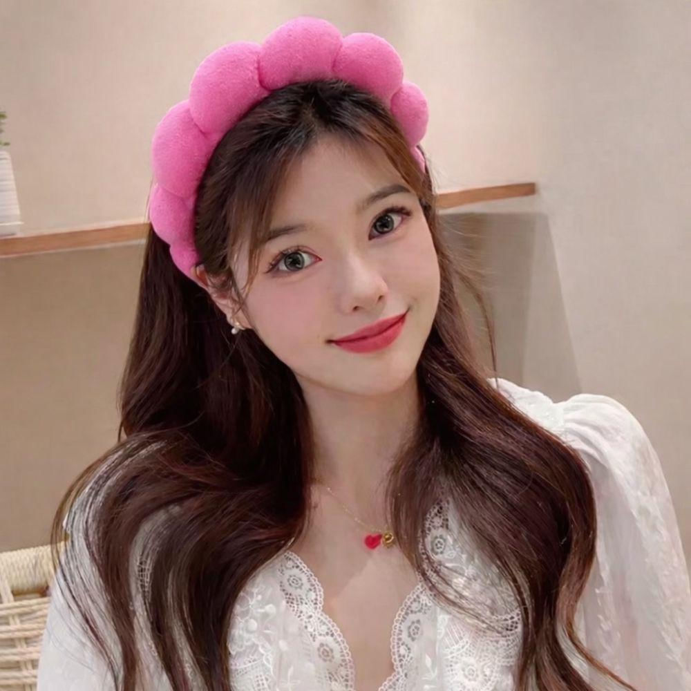 Diadema Balaca Puffy Skincare Rosa Chicle img #3