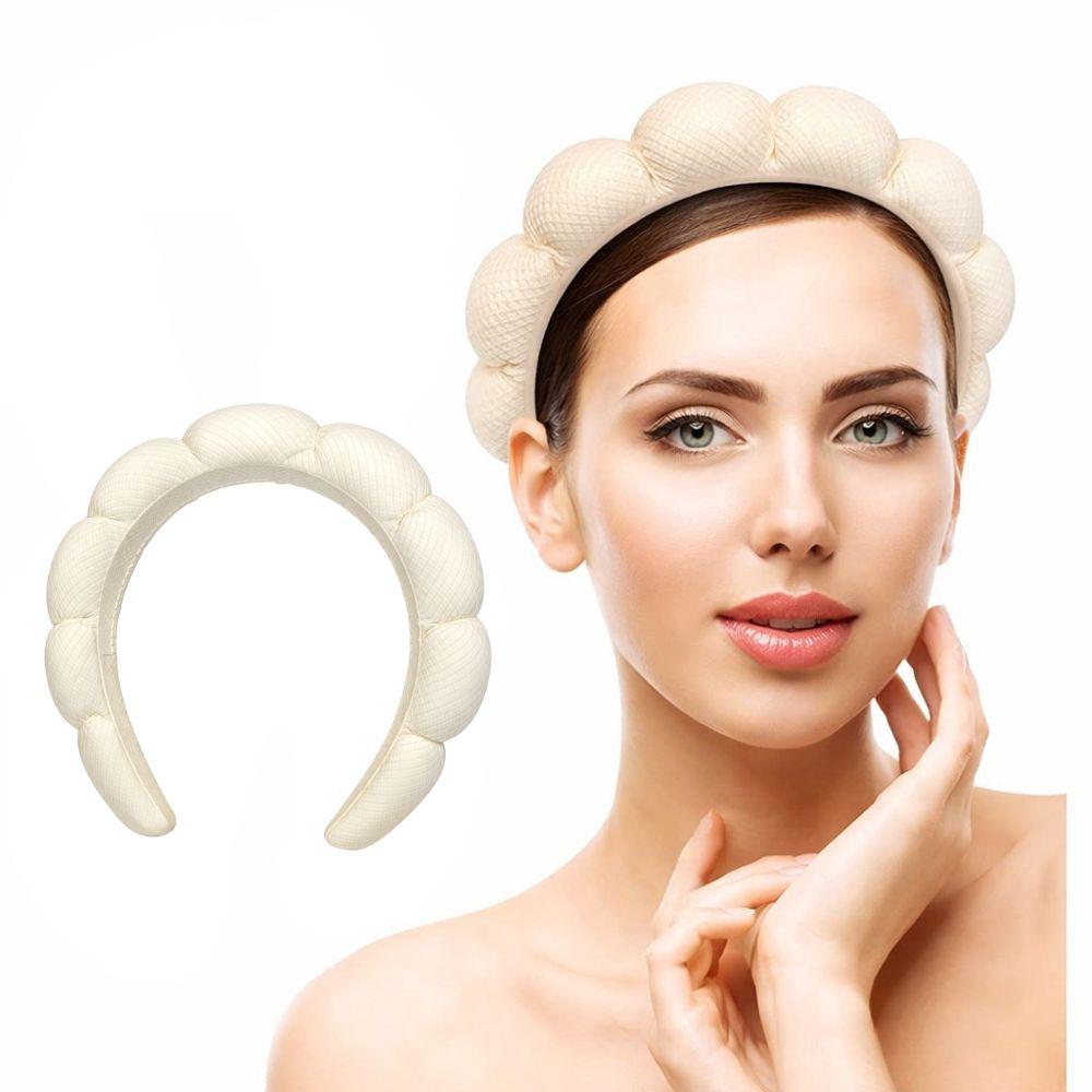 Diadema Balaca Puffy Skincare Beige img #1