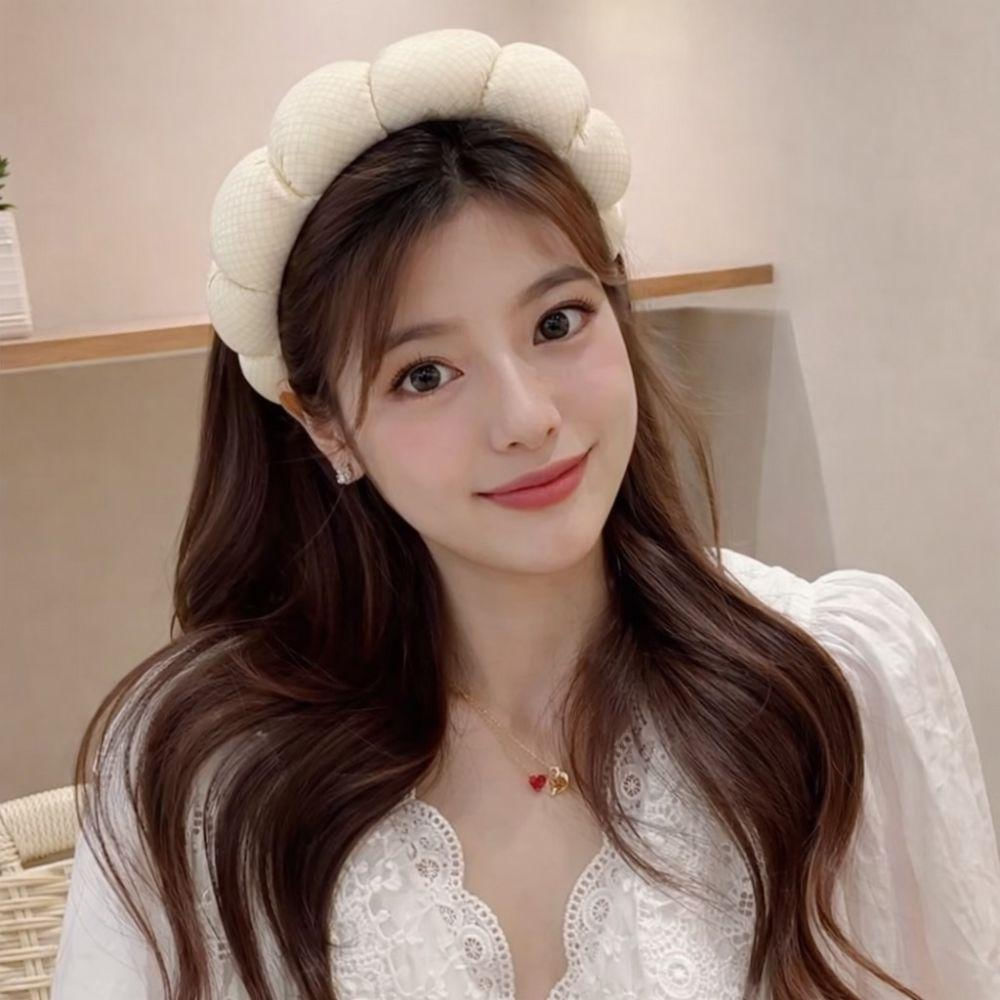 Diadema Balaca Puffy Skincare Beige img #3