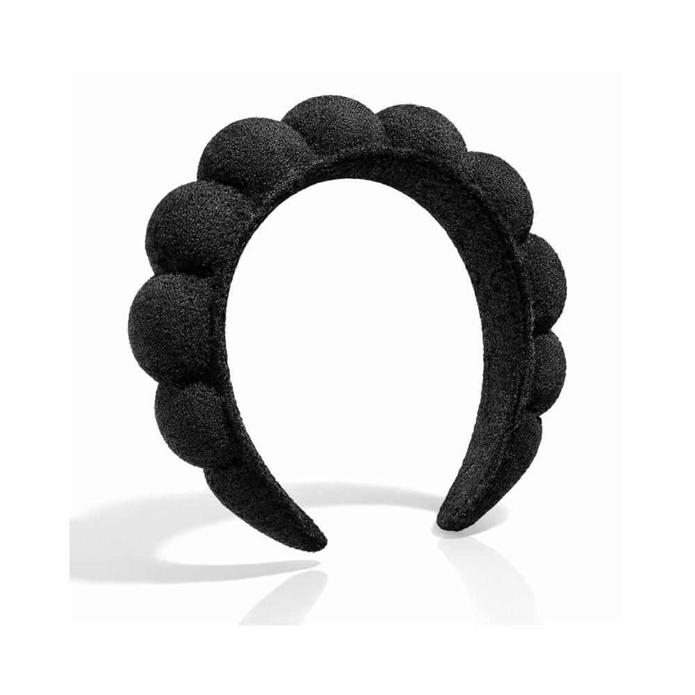 Diadema Balaca Puffy Skincare Negro img #2