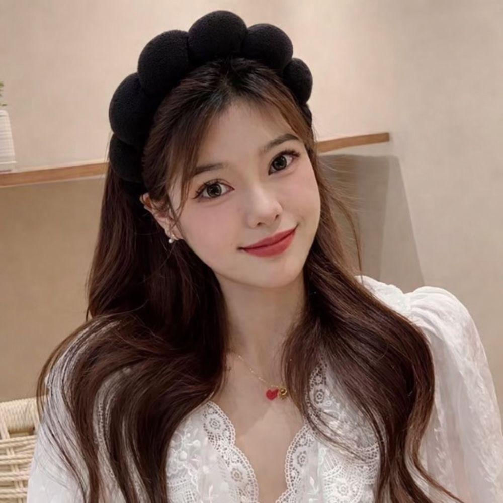 Diadema Balaca Puffy Skincare Negro img #3