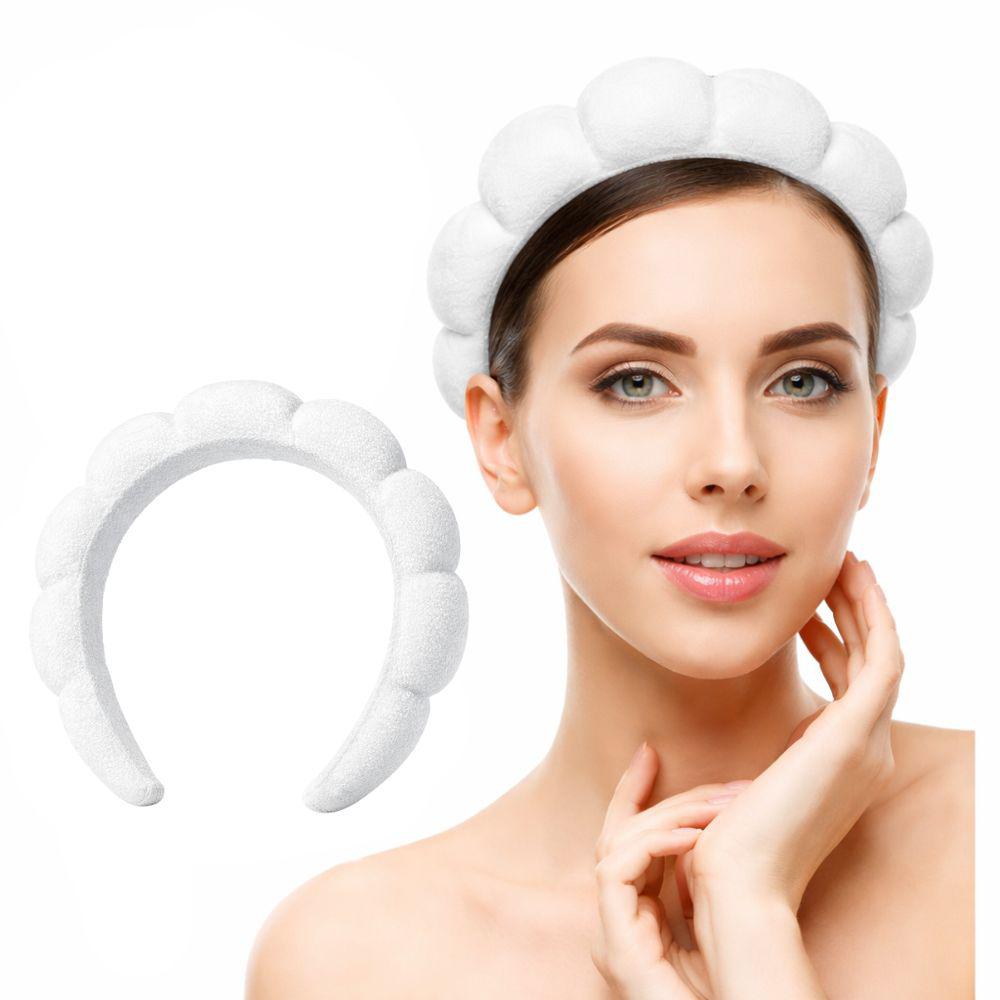 Diadema Balaca Puffy Skincare Blanco img #1