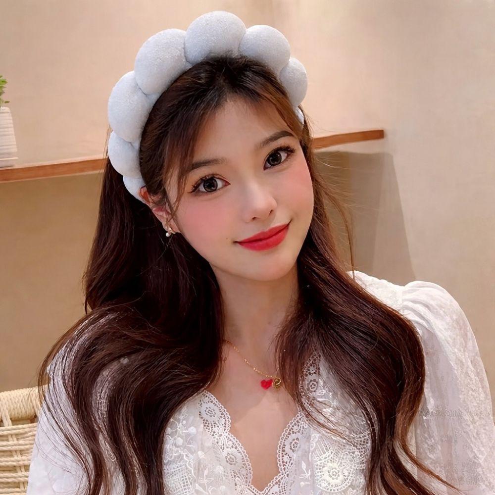 Diadema Balaca Puffy Skincare Blanco img #4