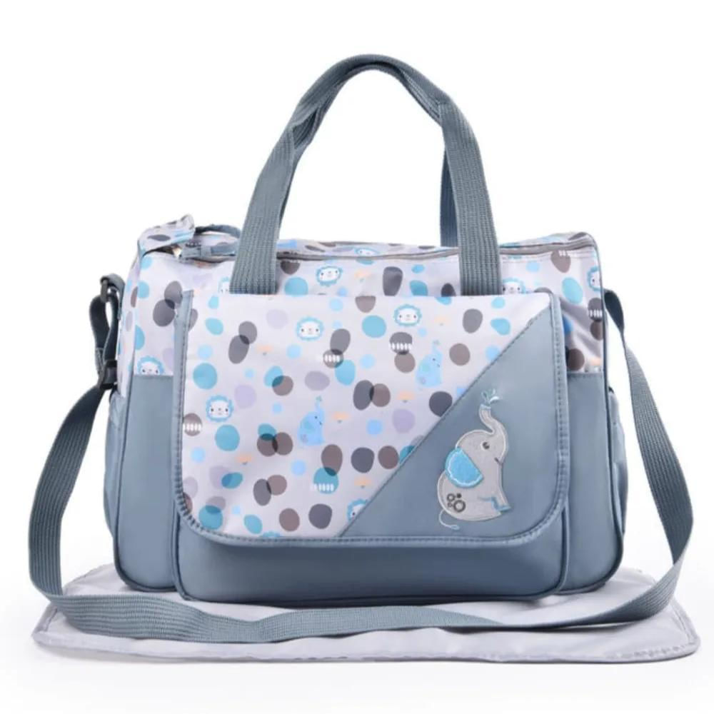 Juego De Pañalera Con 5 Bolsos Multifuncionales Unisex img #2