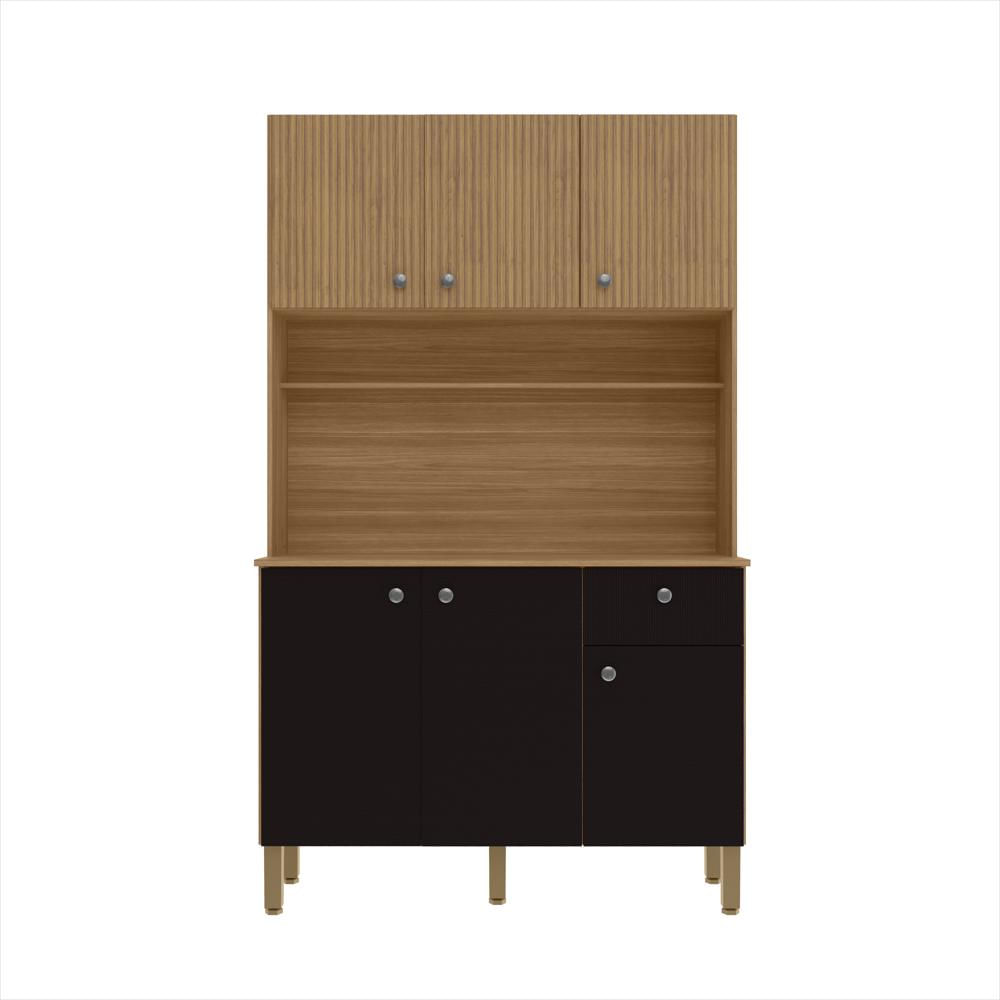 Alacena De Cocina Mdf 121 Cm Con 6 Puertas Y 1 Cajón img #3