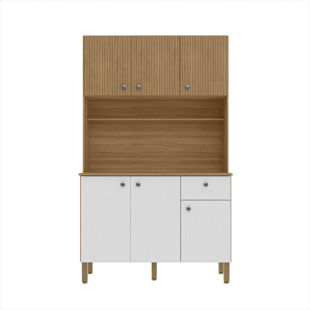 Mueble De Cocina Compacto 185 Cm Alto Con Cajón Telescópico img #3