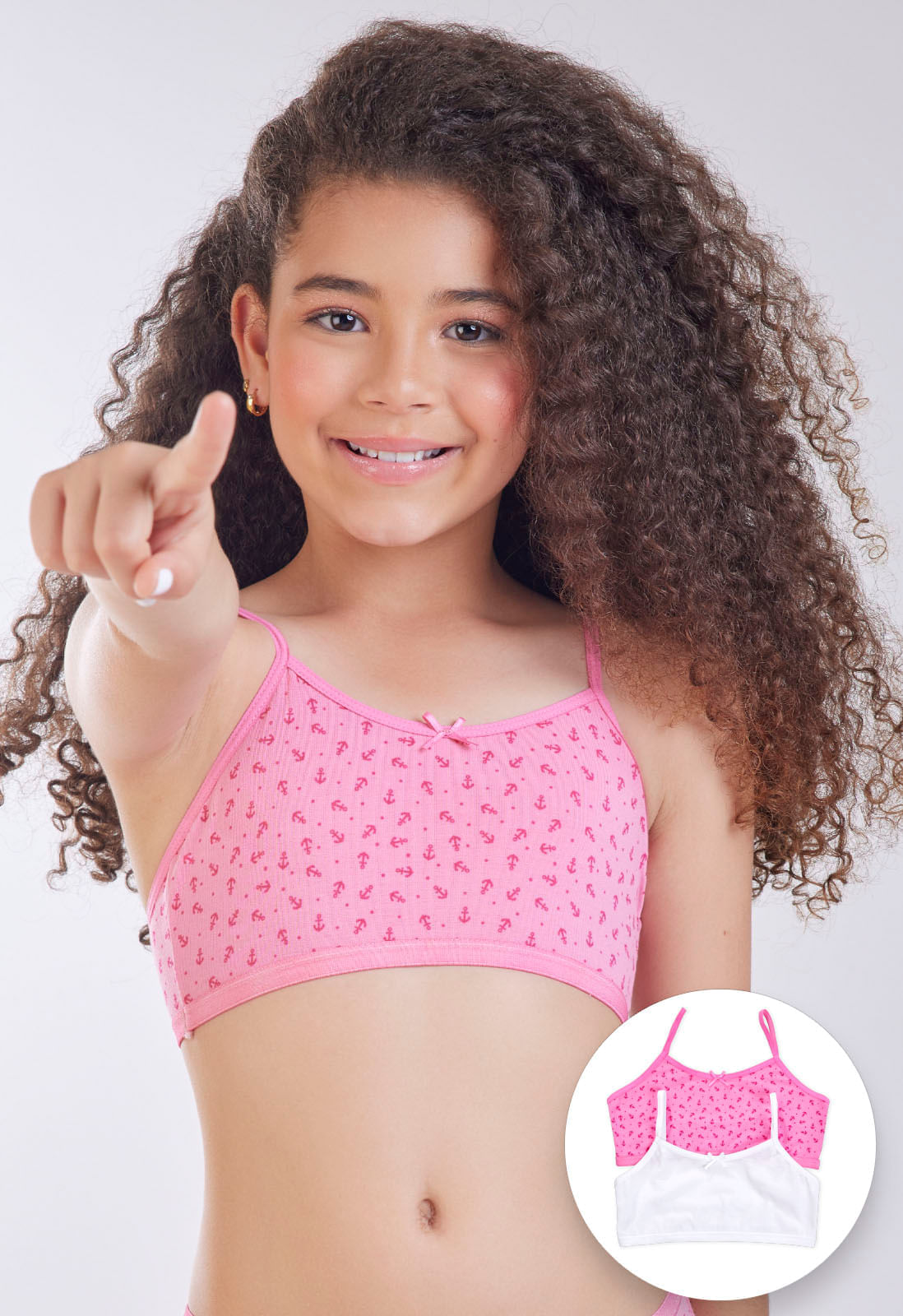 Top Paq X2 Infantil Rosado FI 96330