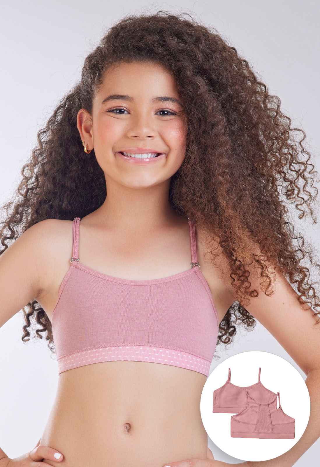 Top Paq X2 Infantil Palo De Rosa Oscuro FI 7678