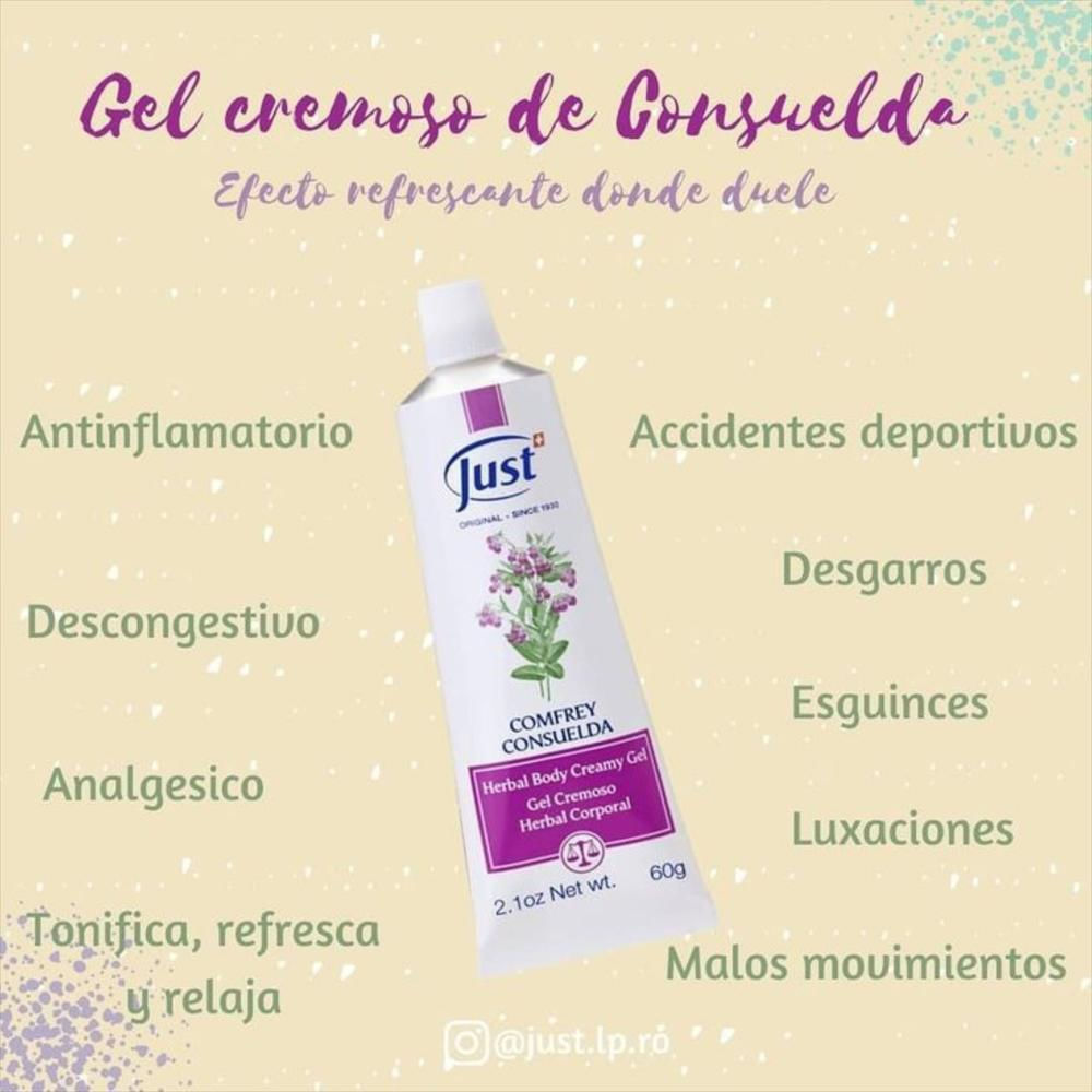 Gel Cremoso Comfrey Consuelda Just img #2