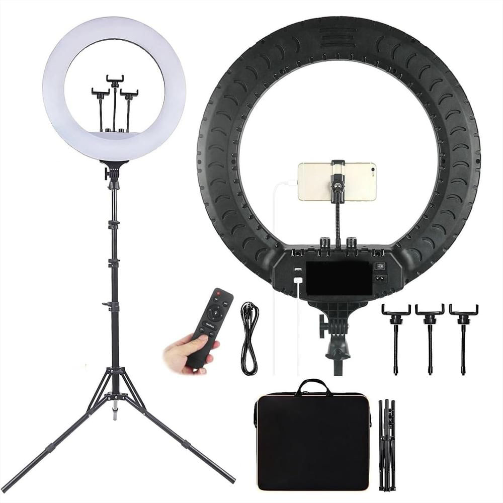 Aro De Luz Led Profesional Rl 21 pulgadas (53Cm) Trípode + Control + Maleta img #1