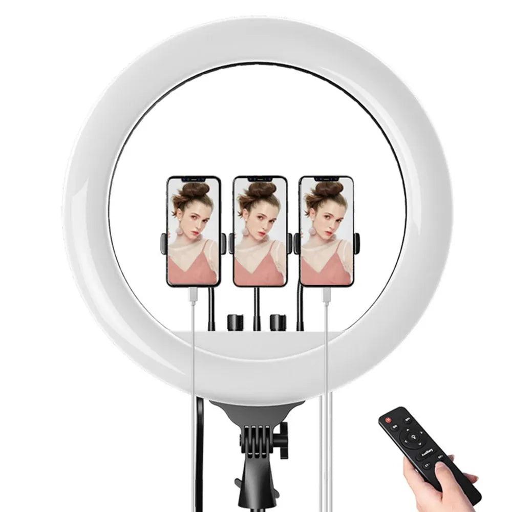 Aro De Luz Led Profesional Rl 21 pulgadas (53Cm) Trípode + Control + Maleta img #2