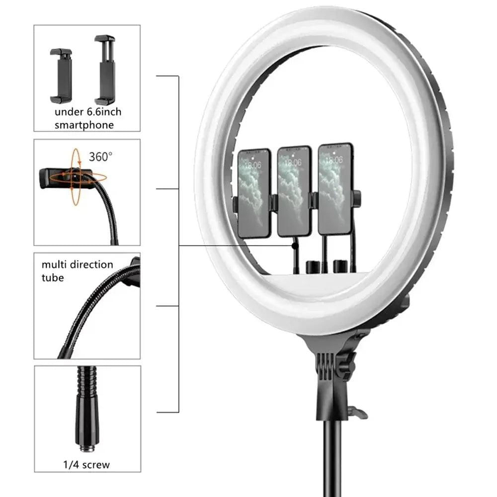 Aro De Luz Led Profesional Rl 21 pulgadas (53Cm) Trípode + Control + Maleta img #3