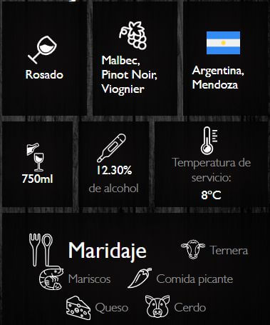 Vino SANTA JULIA MARCA EXCLUSIVA   (750  ml) img #2