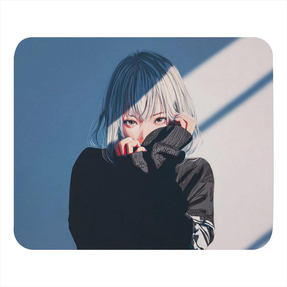 Pad Mouse Anime Girl White Hair Axtrax By Append img #2