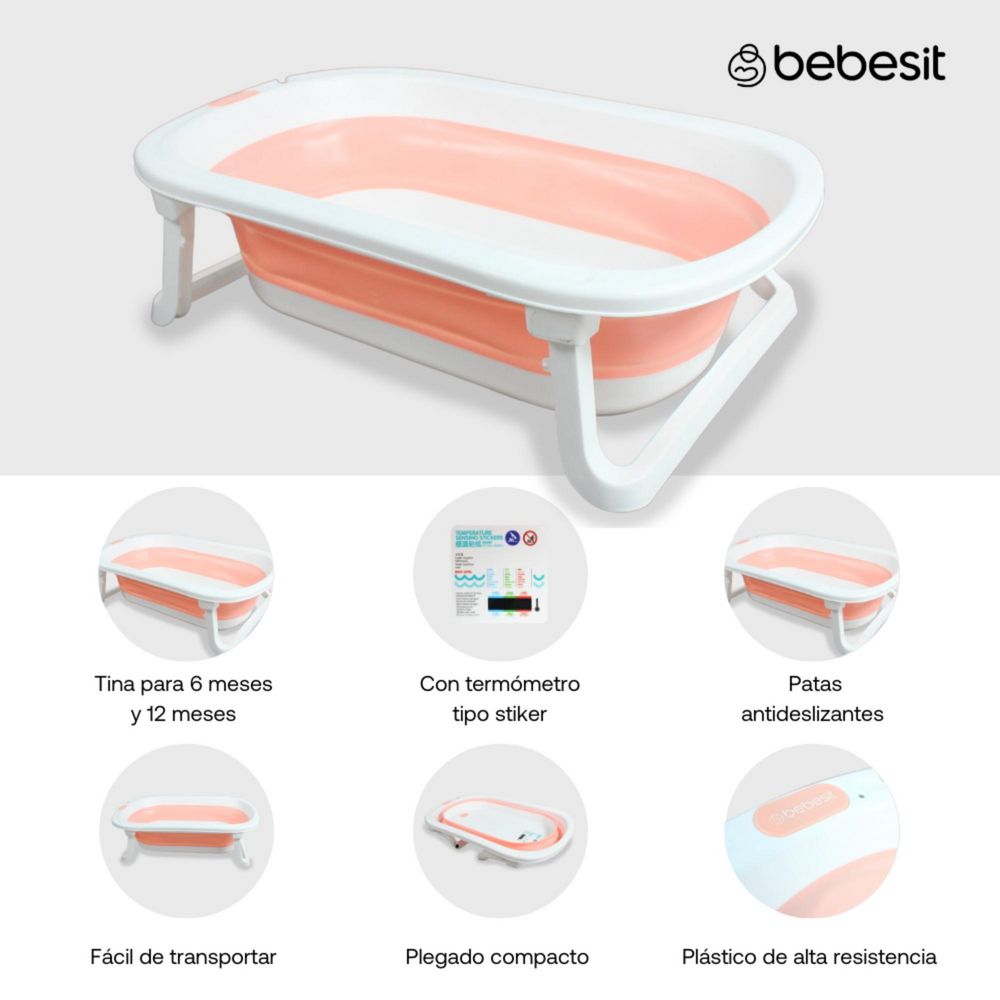 Bañera Bebe Tina Plegable Jelly BEBESIT