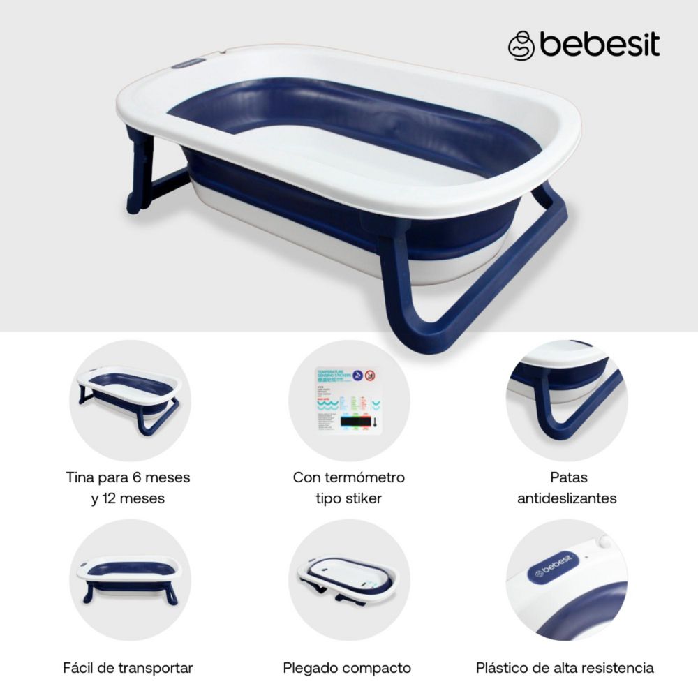 Bañera Bebe Tina Plegable Jelly BEBESIT