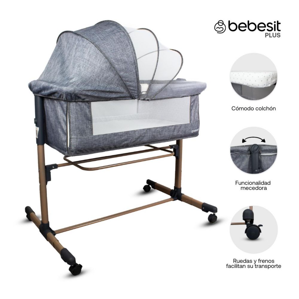 Cuna Colecho Bebe  Side By Side Con Colchon BEBESIT