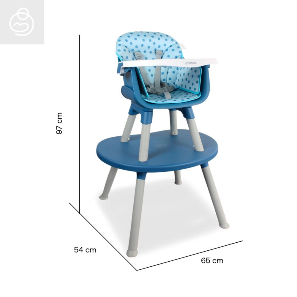 Silla Comedor Bebe Infantil 2 en 1 escritorio Baby Desk BEBESIT img #3