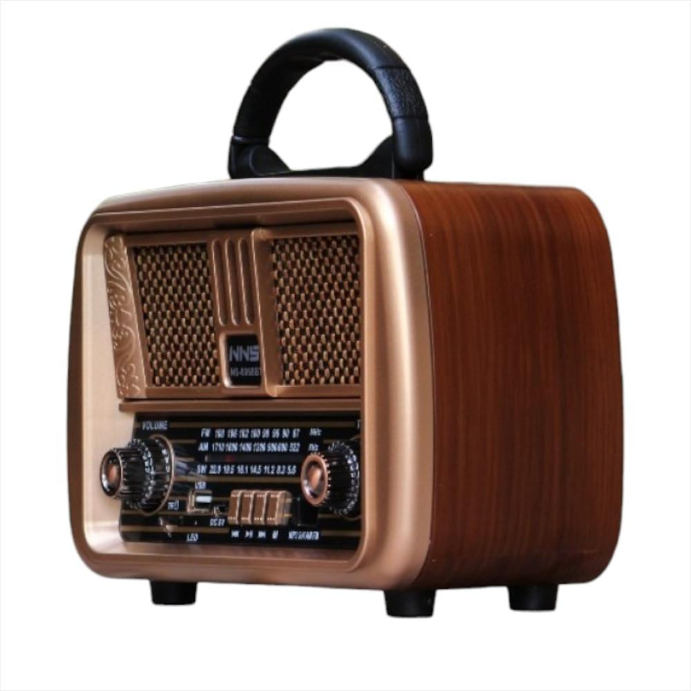 Parlante Vintage Recargable Con Usb Fm Bluetooth Fx 172 img #1