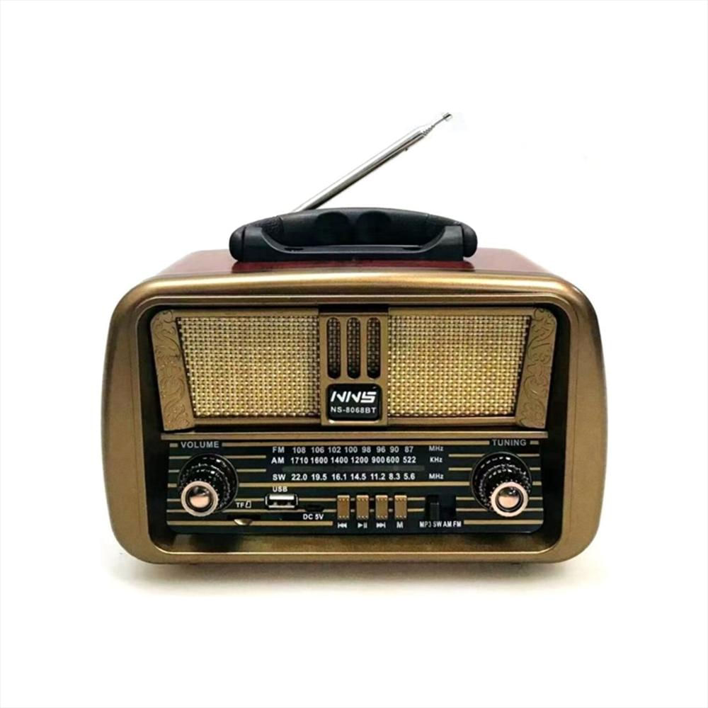 Parlante Vintage Recargable Con Usb Fm Bluetooth Fx 172 img #3