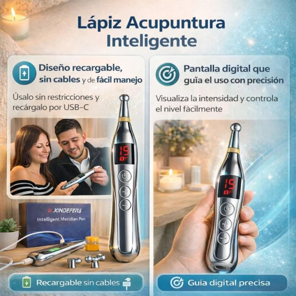 Lapiz Acupuntura Recargable Inteligente 5 En 1 19 Niveles img #3