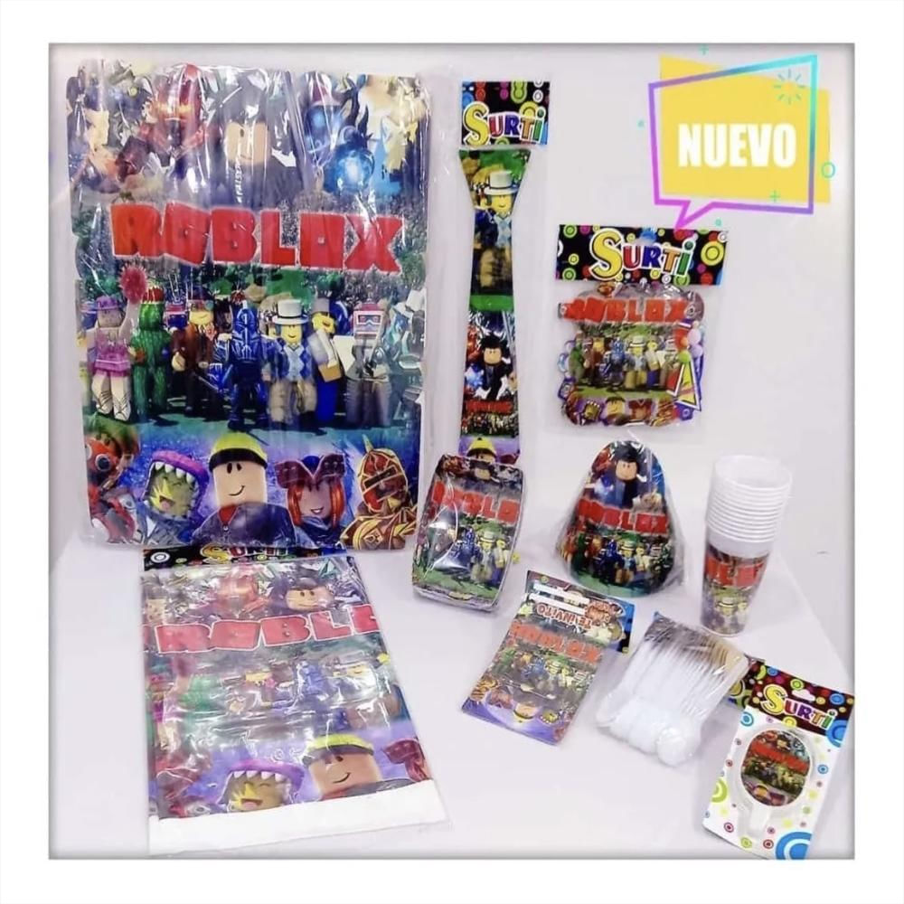Kit Decoración Piñata Fiesta Infantil Roblox img #1