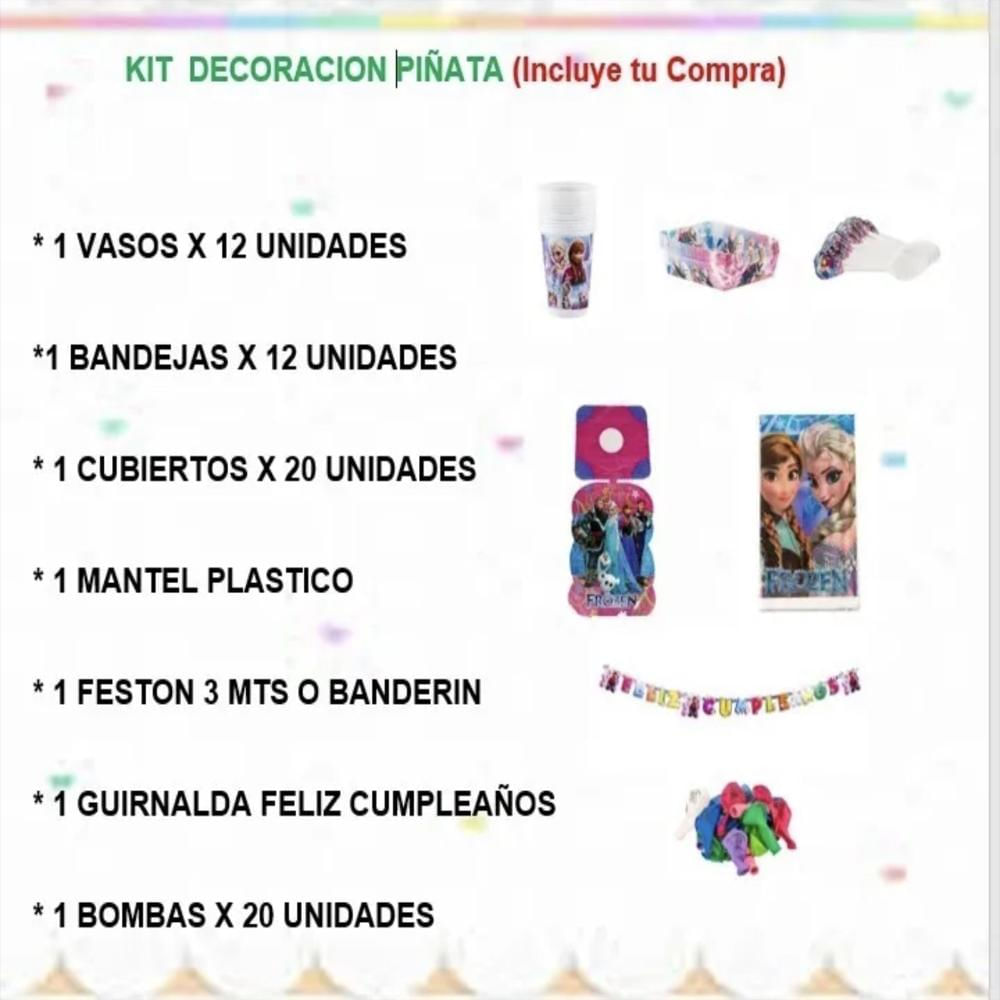 Kit Decoración Piñata Fiesta Infantil Roblox img #2
