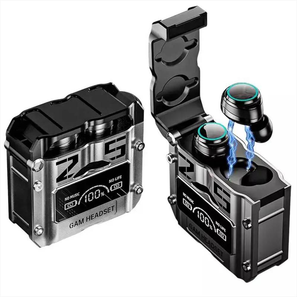 Audífonos Gamer M25 Inalámbricos Bluetooth Con Powerbank Gris Oscuro img #3