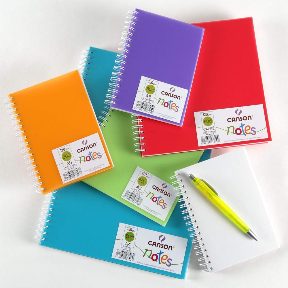 Cuaderno Canson Notes Polipropileno 120 G A4 X 50 Hojas img #1