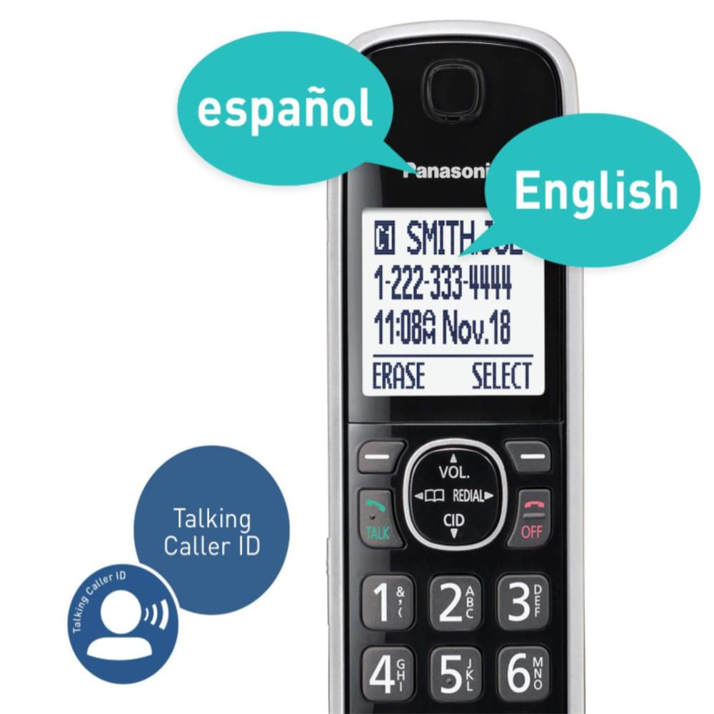 Teléfono Inalámbrico Panasonic Link2cell Con Bluetooth Y Contestador (5 Auriculares) img #5