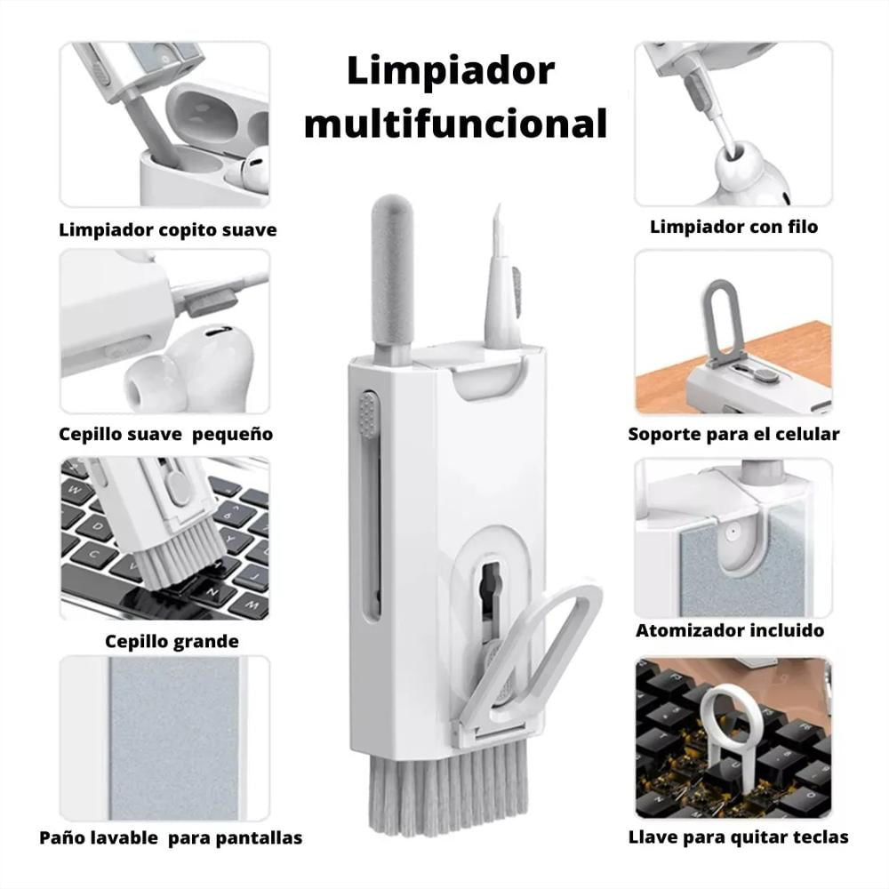 Brocha Cepillo Audifonos Limpiador Pantalla Celular Teclados img #2