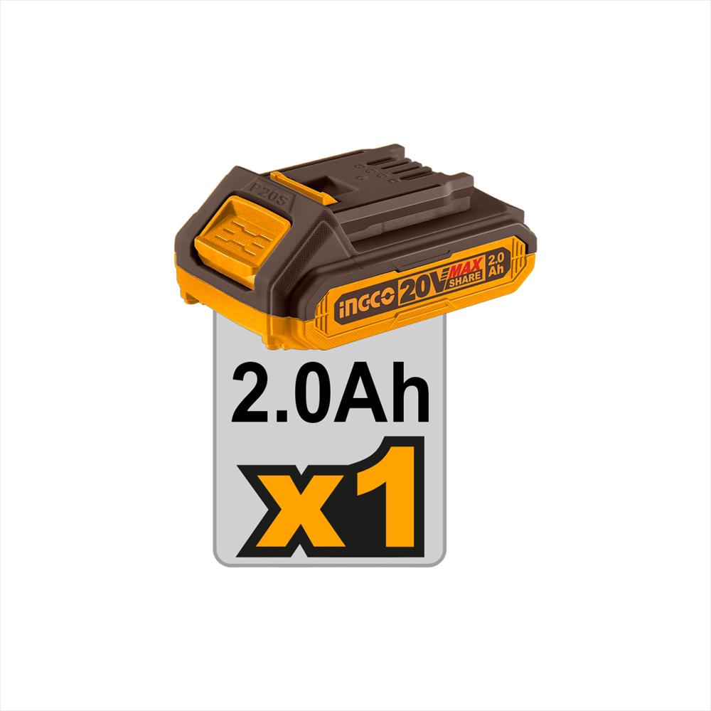 Taladro Inalambrico 3/8 20V Industrial Ingco Ucdli200518 img #3