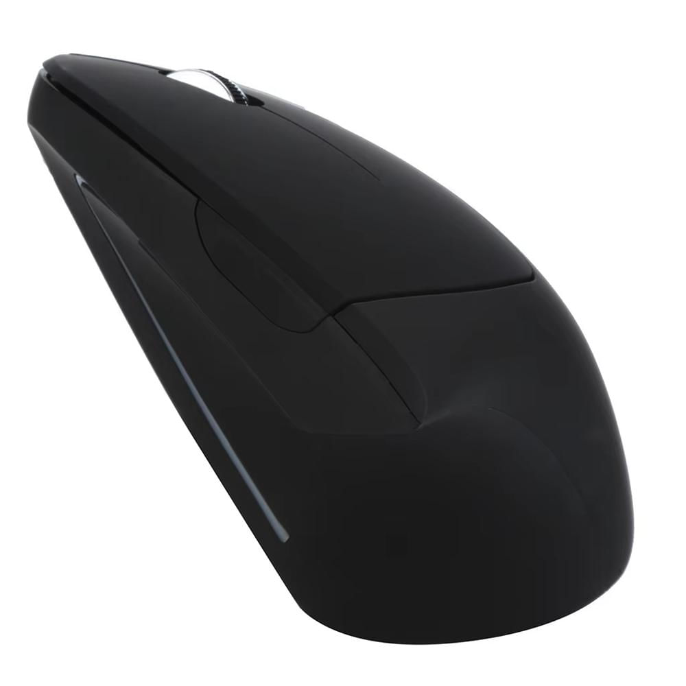 Mouse Ergonómico Vertical Inalámbrico Óptico De Pilas Negro img #3
