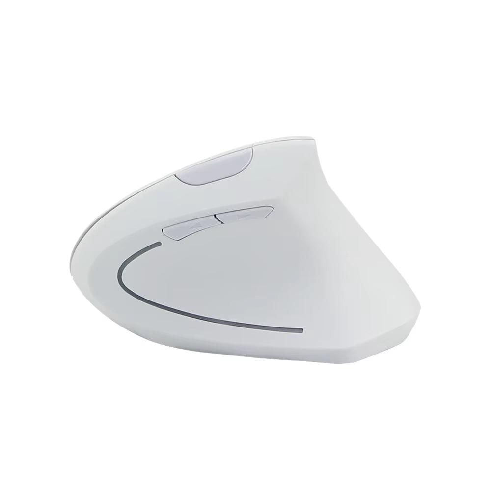 Mouse Ergonómico Vertical Inalámbrico Óptico De Pilas Blanco img #2