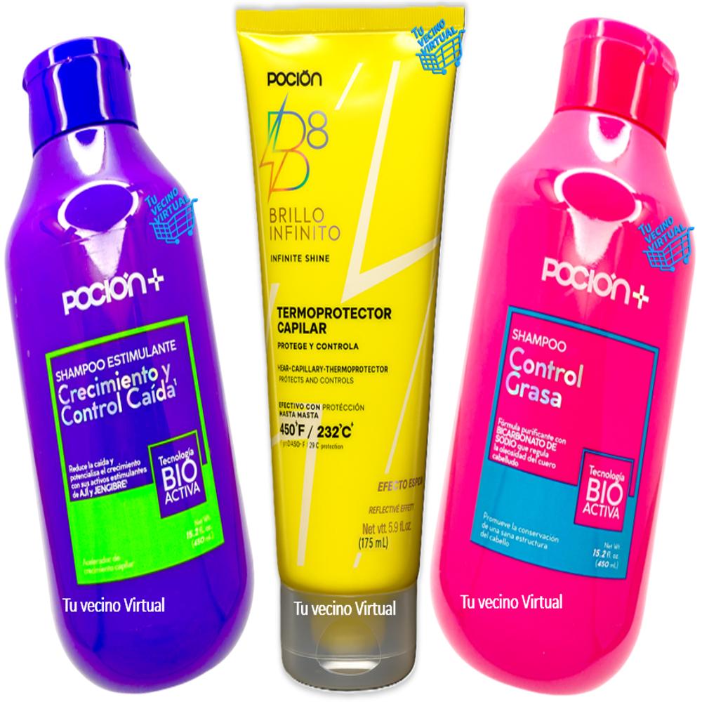Kit X2 Shampoo Y Termoprotector Capilar La Pocion