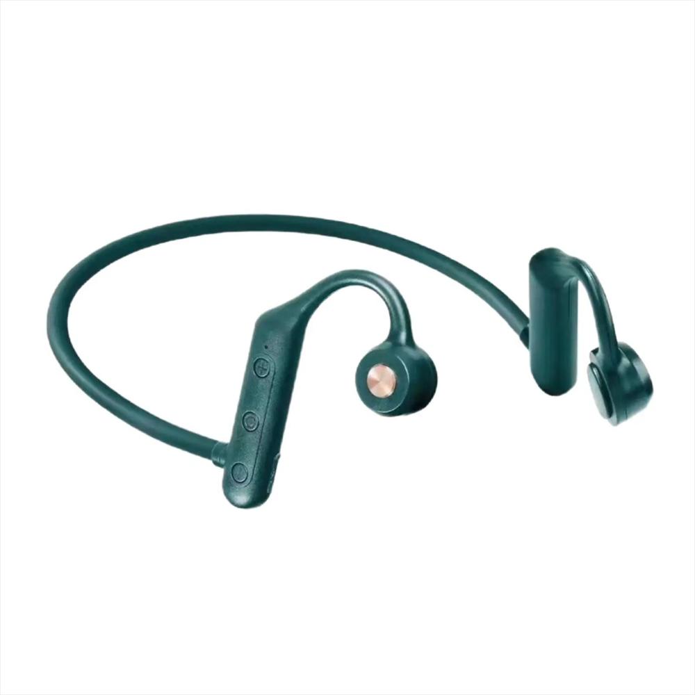 Audífonos De Conducción Ósea Inalámbricos Bluetooth K79 Verde img #1