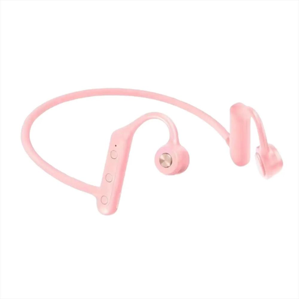 Audífonos De Conducción Ósea Inalámbricos Bluetooth K79 Rosa img #1